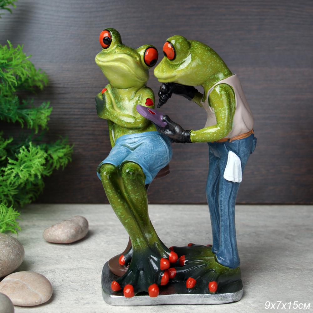 Фигурка Лягушки тату 15 см / YX39026 /уп 16/