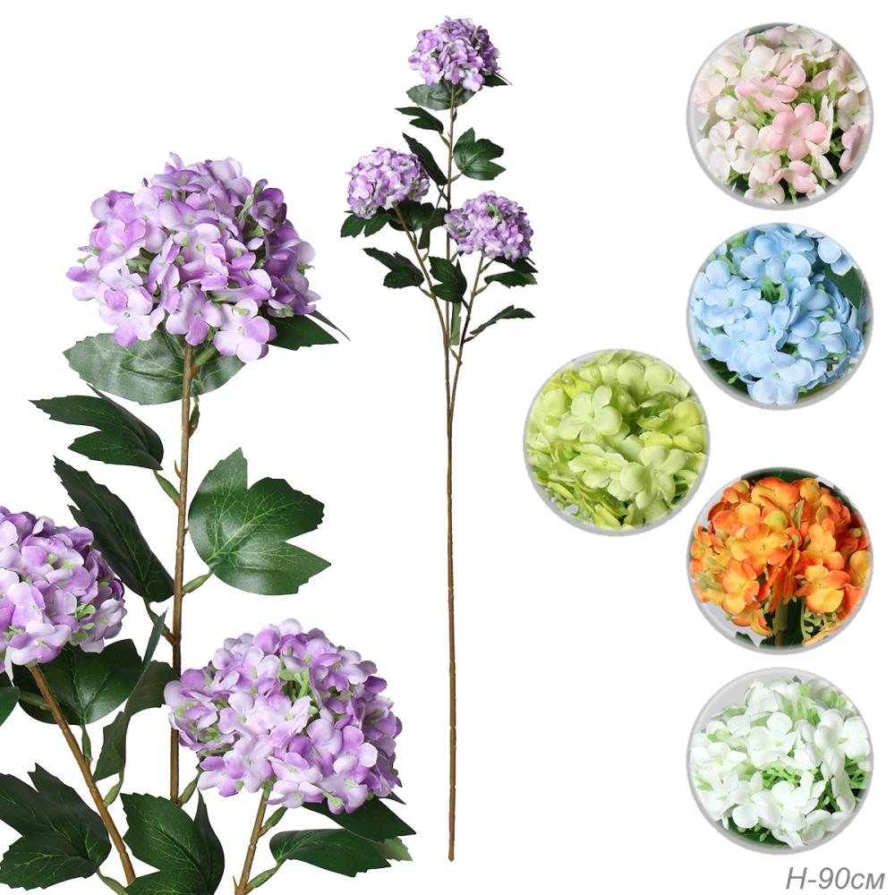 Цветок искусственный Гортензия 89 см / CG-85 /уп 36/360/