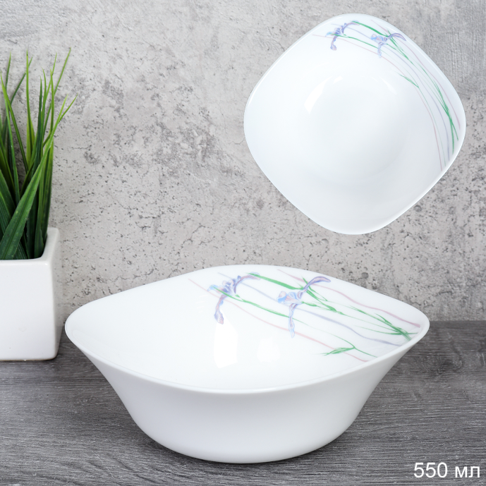 Тарелка суповая квадратная 550 мл 152 мм тарелка глубокая / FSW-65XN (6530) /уп 6/60/ 748965