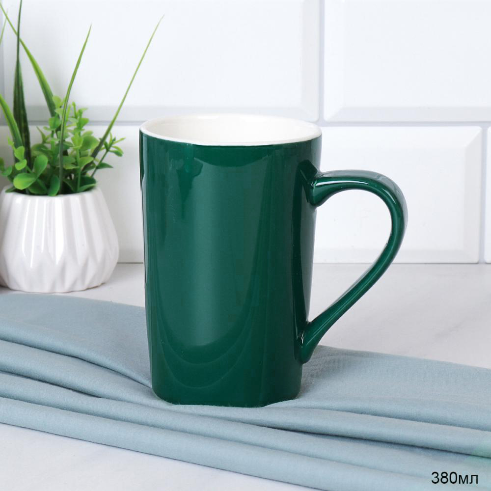 Кружка 380 мл Классика Малахит / GD-380 /уп 48/уп 38/ ПРОМО АКЦИЯ
