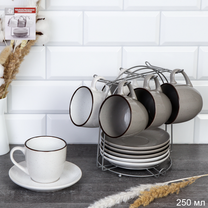 Кружка 250 мл / 11450 /МИКС/ ШТУЧНО