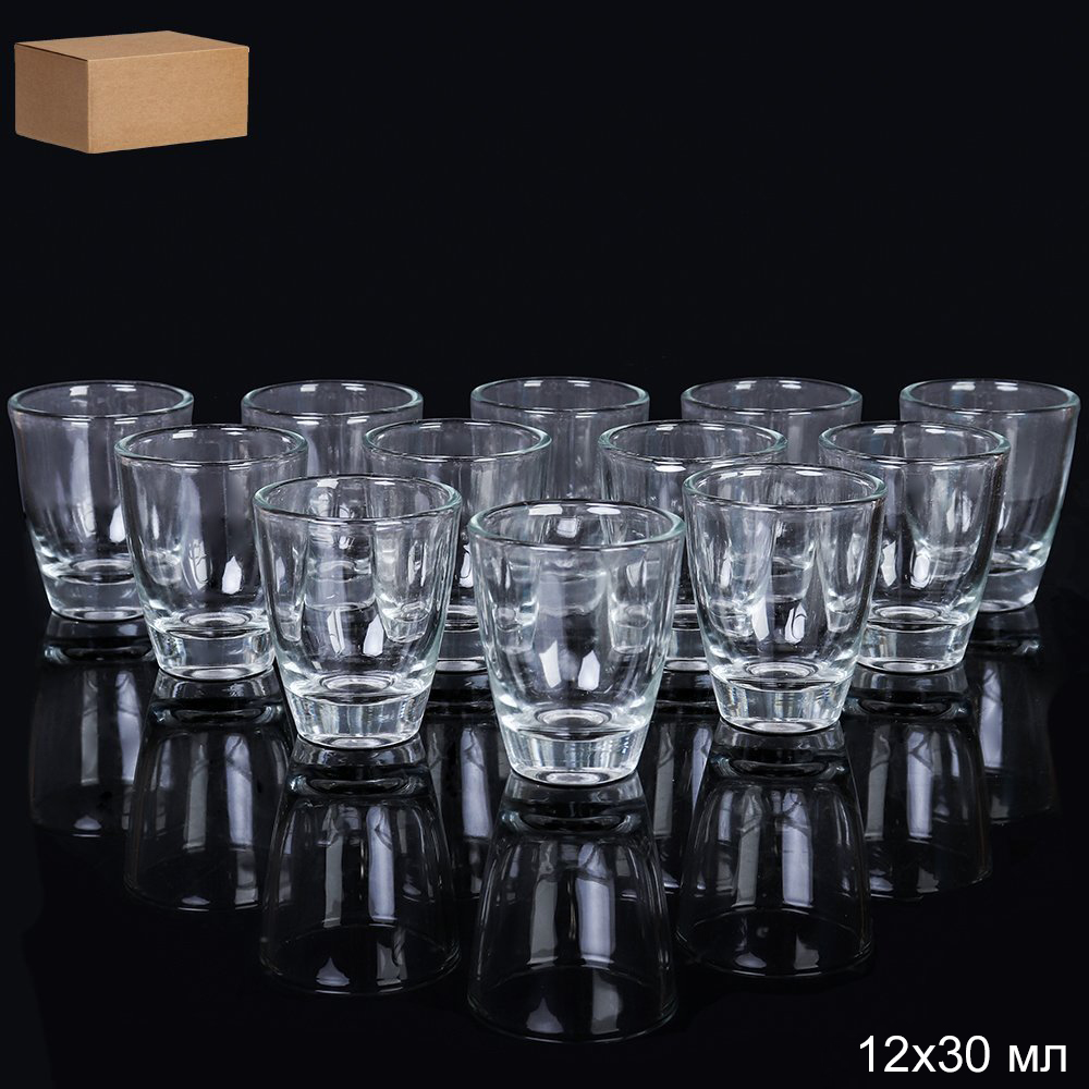 Стопка 12 штук 30 мл / D70-1 /уп 24/