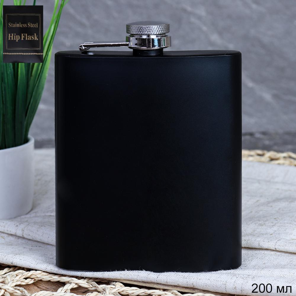 Фляжка 200 мл Блэкаут / FL-072 /уп 100/