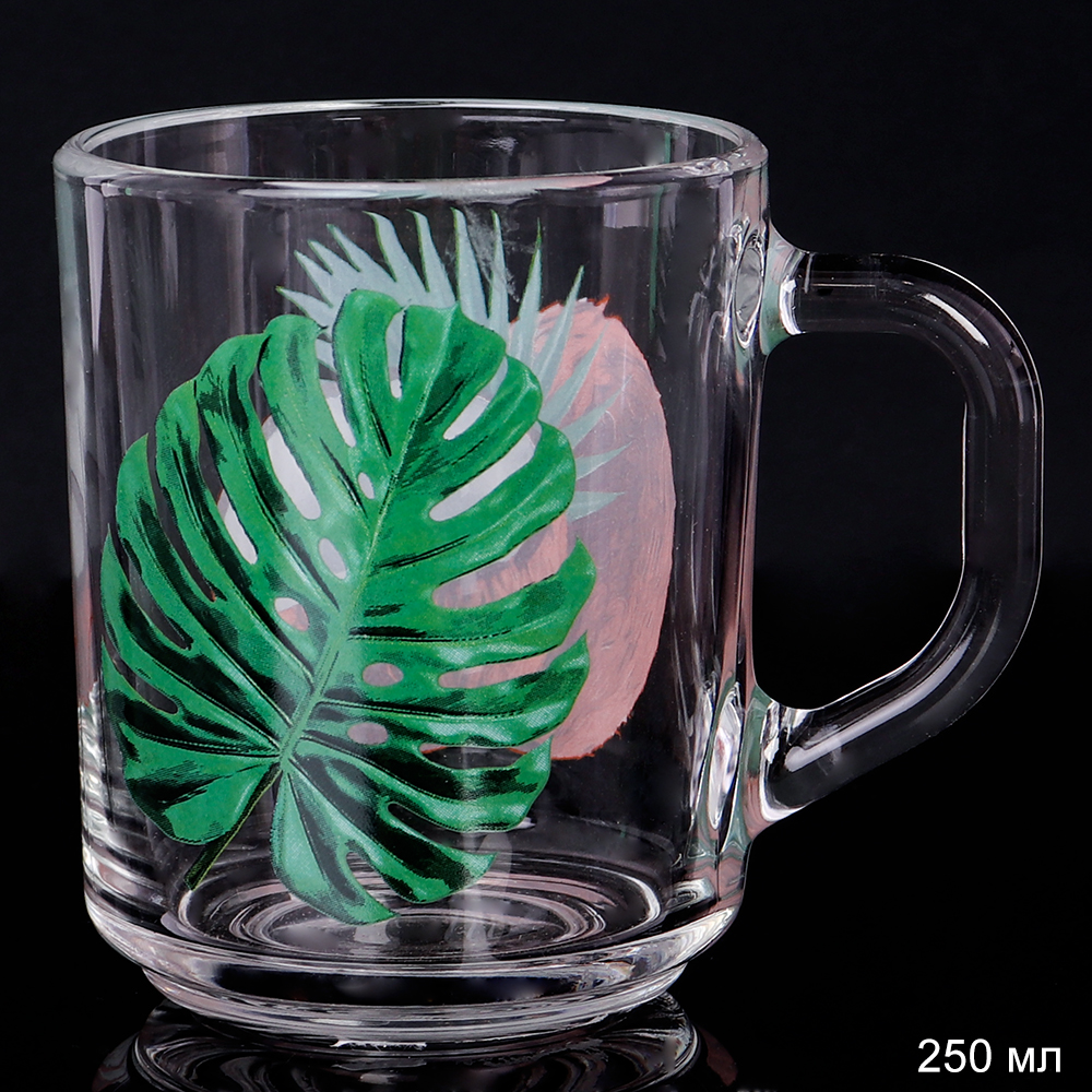 Кружка 250 мл Кокос 2 / Д335/098 /уп 20/ АКЦИЯ