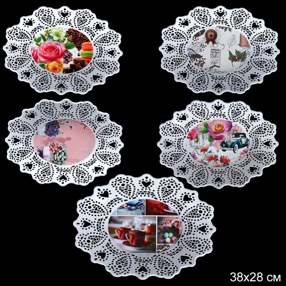 Ваза корзина для фруктов 38x28 см / F-8 /уп 150/_