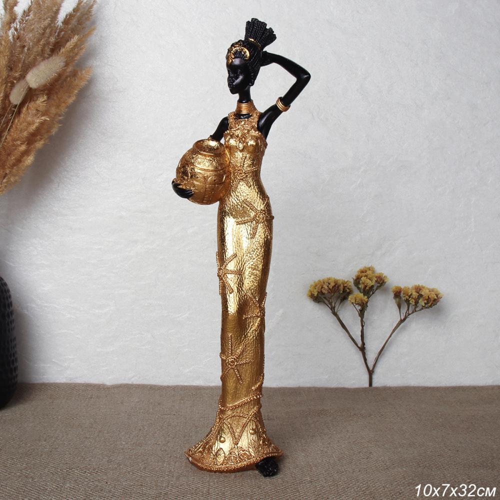 Статуэтка Африканка 32 см / LY233329-F /уп 16/