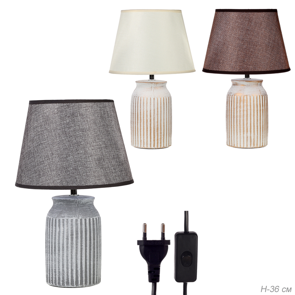 Светильник настольный 36 см / 22029 /уп 24/Акция (Коричневый)