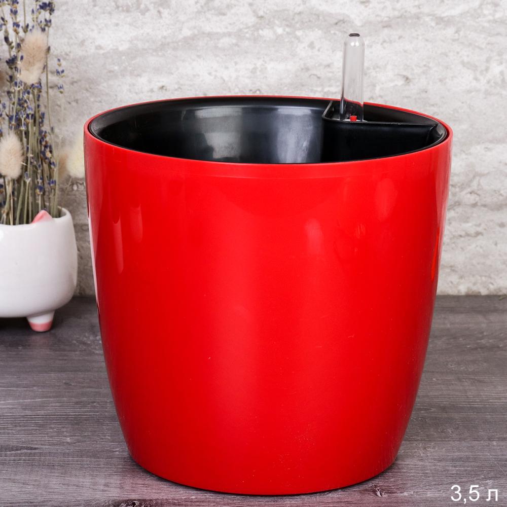 Горшок 3,5 л Комфорт / ПИ-25-7ТХ /уп 6/красный