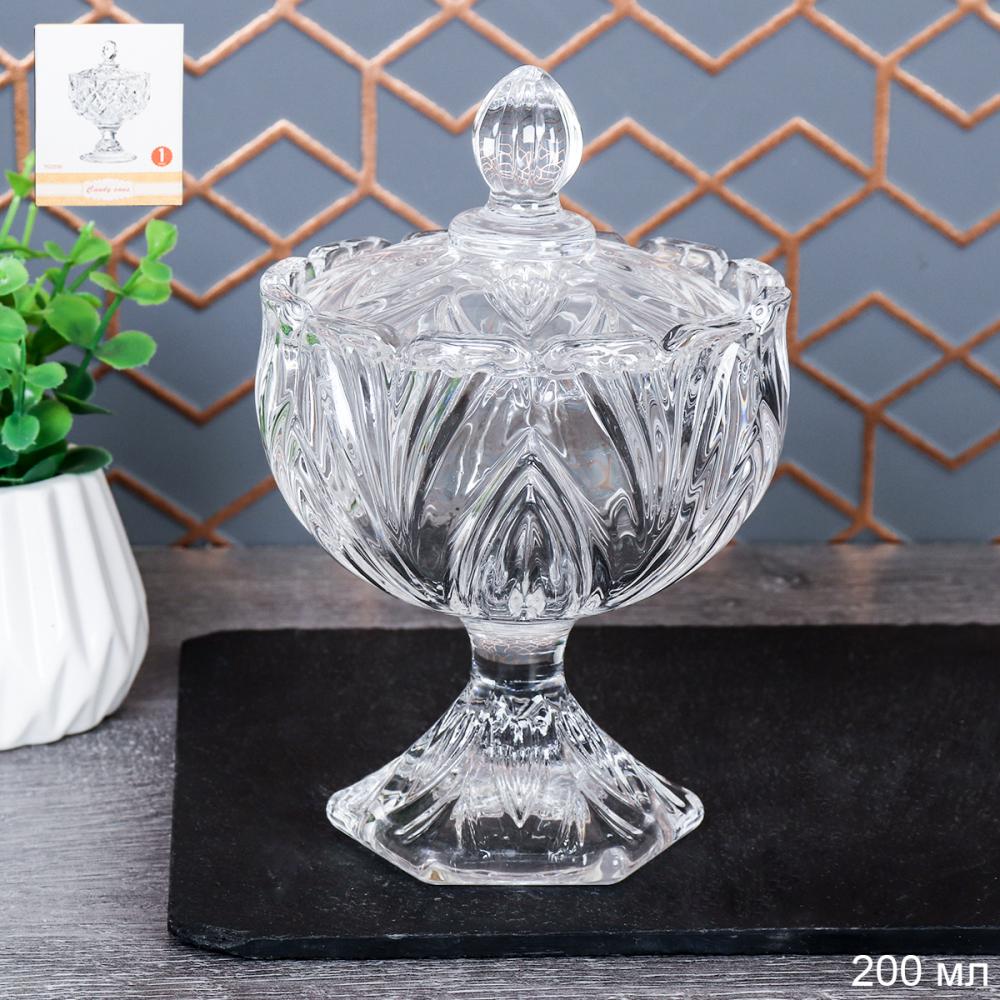 Сахарница 200 мл на ножке / LGR-104 /уп 36/