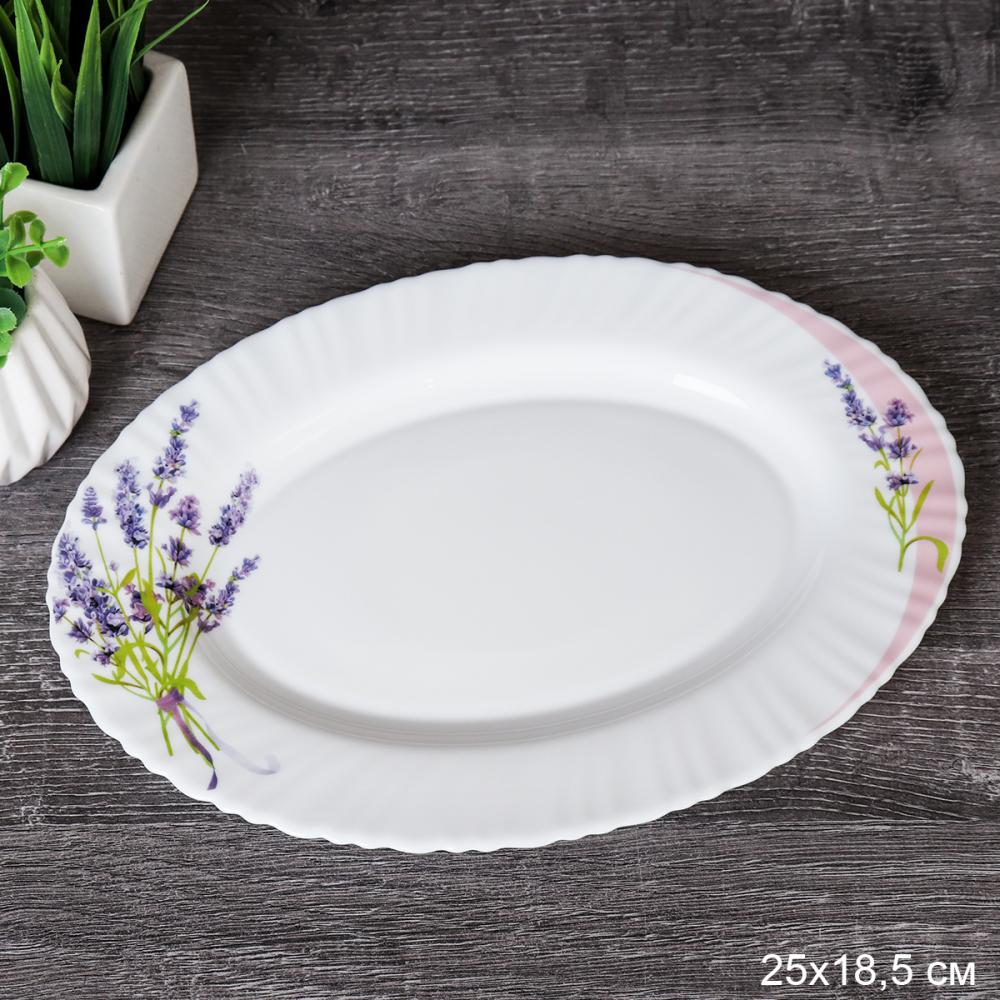 Блюдо овальное 254 мм / O441010CE BB406 /уп 36/ Лаванда