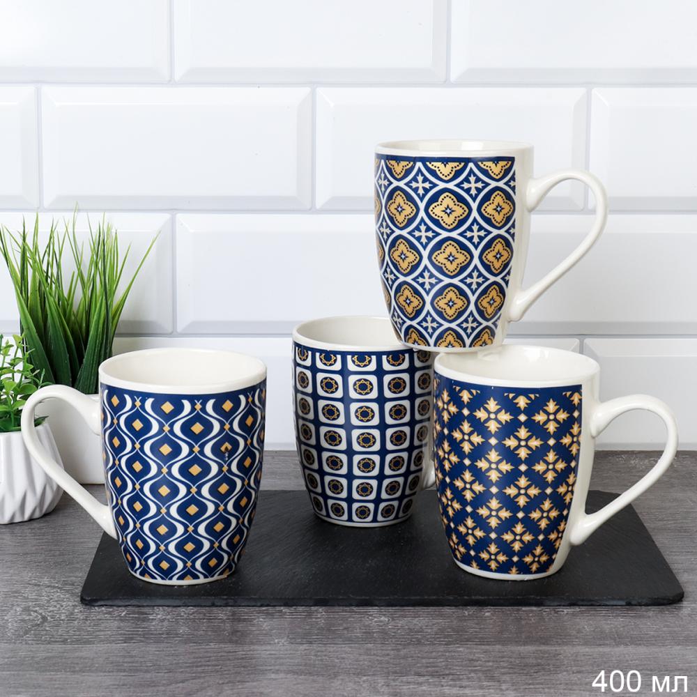 Кружка 400 мл Орнамент / K5248 /уп 72/ ПРОМО АКЦИЯ