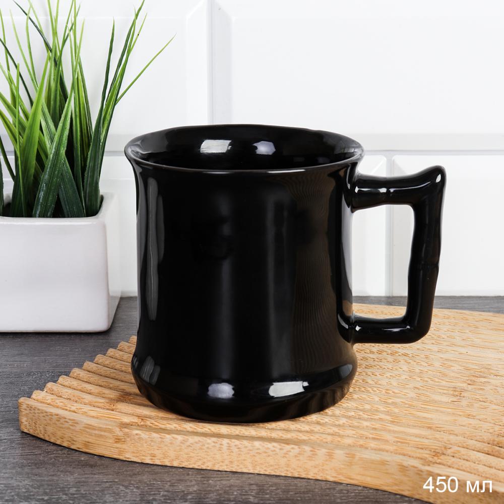 Кружка 400 мл Классика черная / WRK-9086 /уп 30/