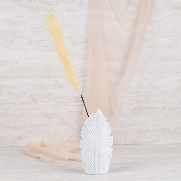 Ветка декоративная 50 см ЖЕЛТЫЙ / W394132 /уп 10/750/1500/716129