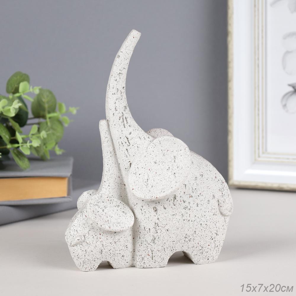 Статуэтка Слон 15х7х20 см / 242621 /уп 36/