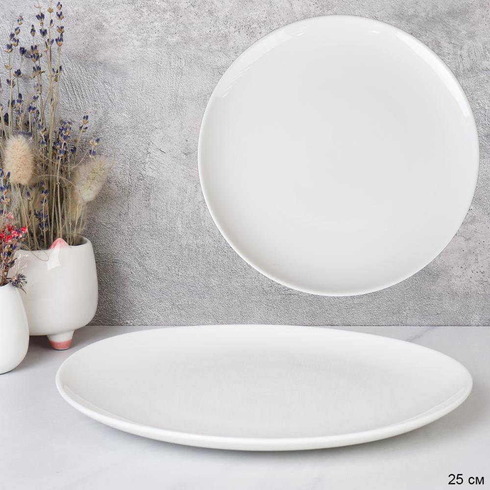 Тарелка круглая 25 см / RT-520 /уп 20/