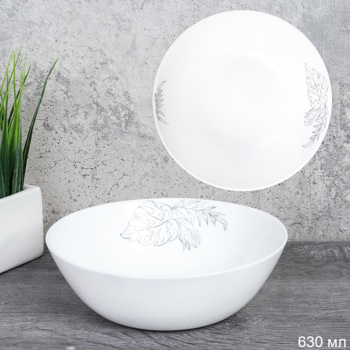 Набор суповых тарелок 6 штук 630 мл 155 мм Дэй  / FLMLTW60 (24203) /уп 8/