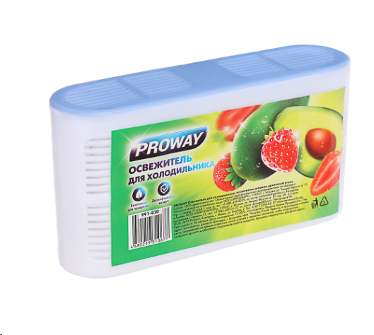 Освежитель для холодильника, поглотитель запахов, двервесный уголь/ 991-030 /уп 12/