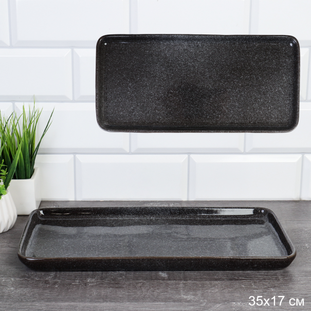 Блюдо прямоугольное 35х17 см / BF-302 /уп 17/