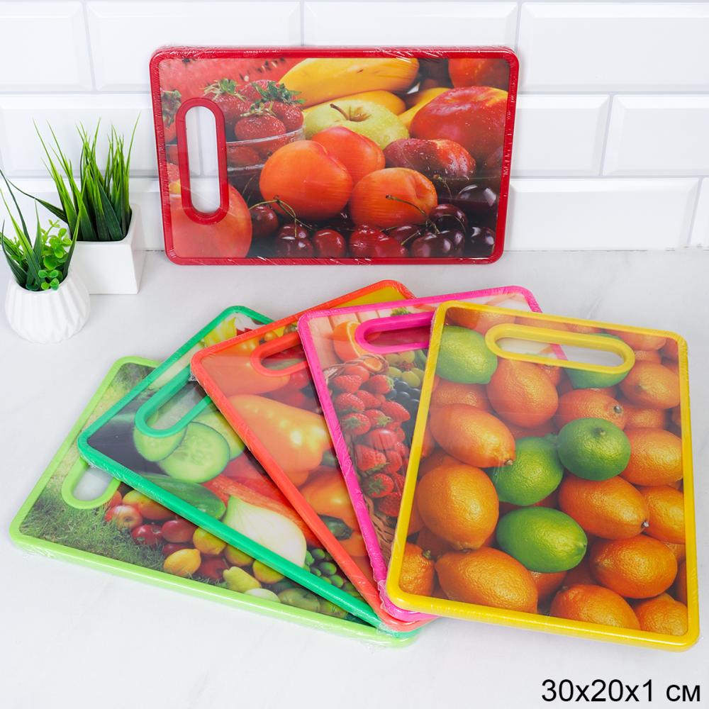 Доска разделочная 30x20х1 см / GB-3-2 /уп 48/ 300 гр