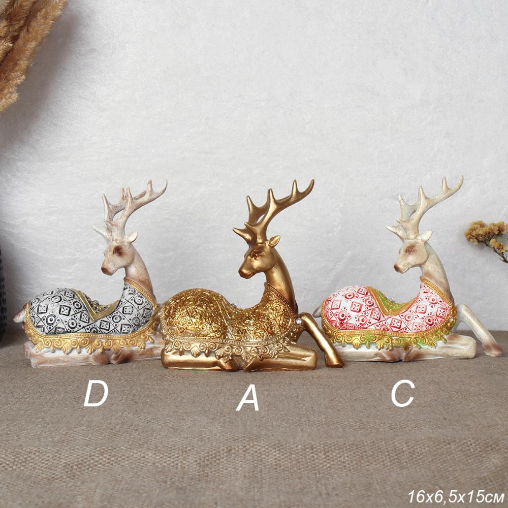 Статуэтка Олень 19 см / 377-7 /уп 36/