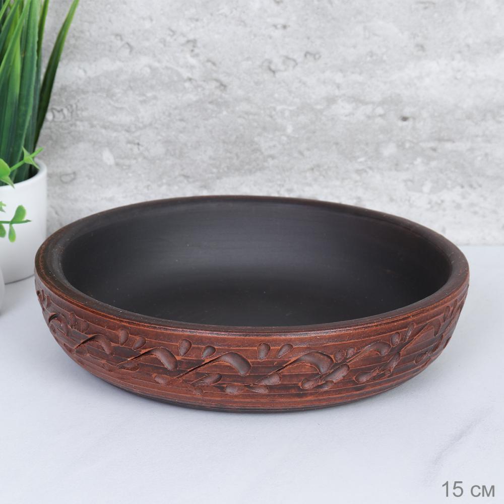 Кеца 15 см декор /уп 20/ Сковорода малая