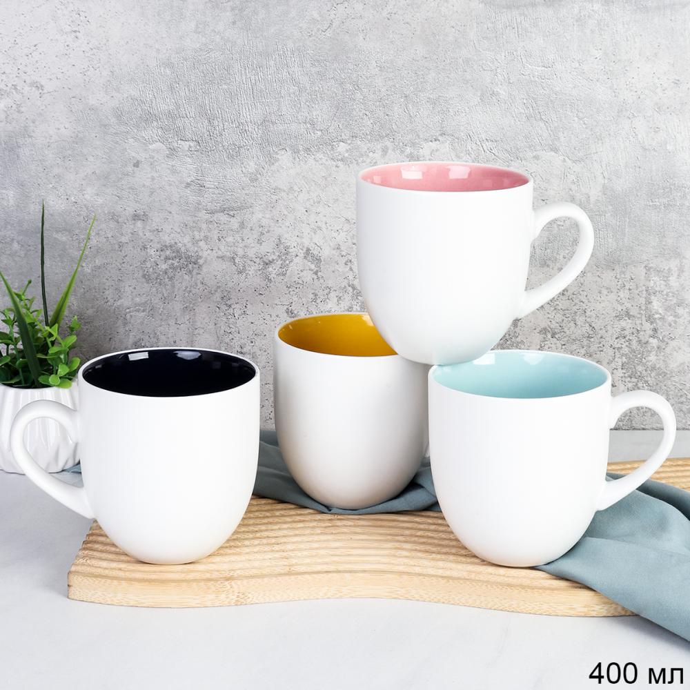 Кружка 400 мл Классика / MC-679 /уп 45/ микс 4