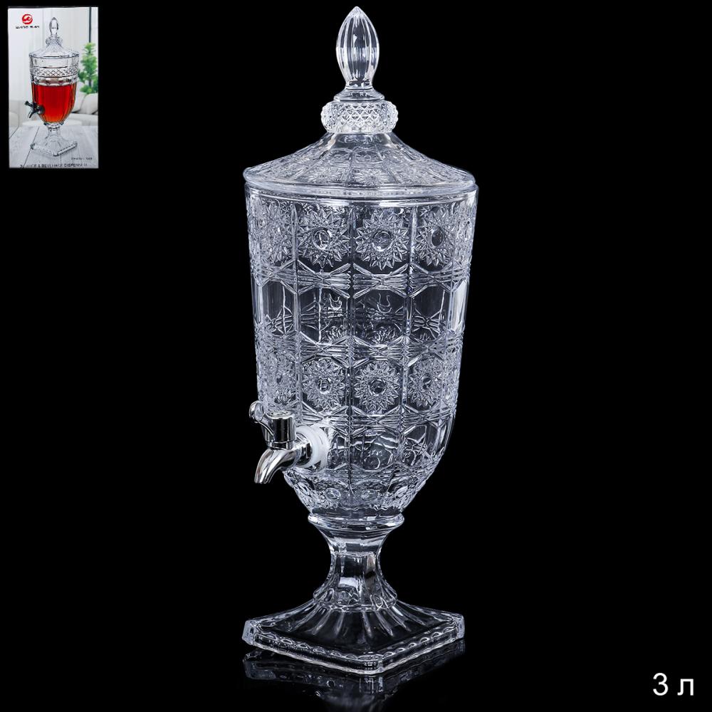 Лимонадник для напитков с краном 3 л / 5451 /уп 6/ Диспенсер