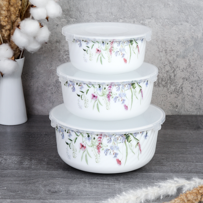 Форма для холодца с крышкой 3 предмета / HDW3B-XN (7521) /уп 12/ Луга 748977