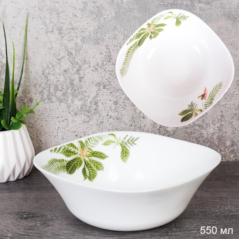 Салатник квадратный 550 мл 152 мм тарелка глубокая / FSW-65XN (6750) /уп 6/60/