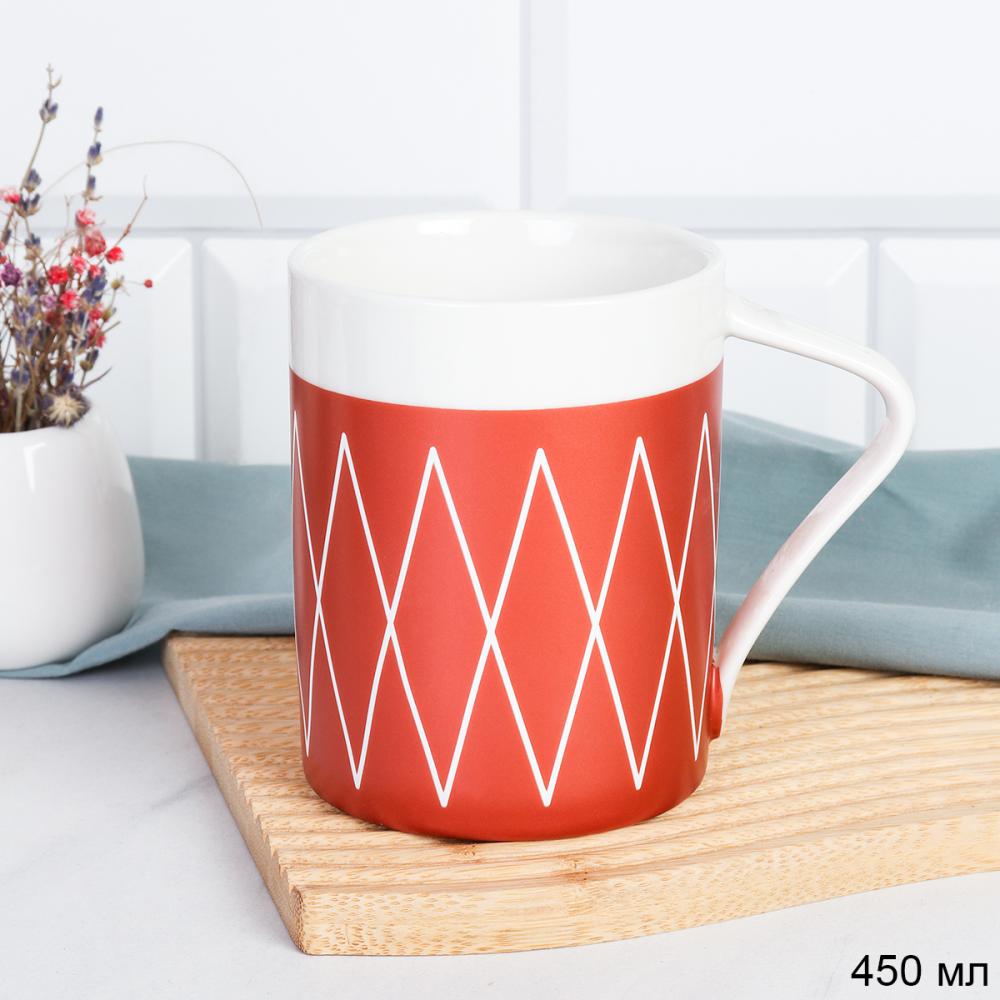 Кружка 450 мл Орнамент / CL-372 /уп 30/