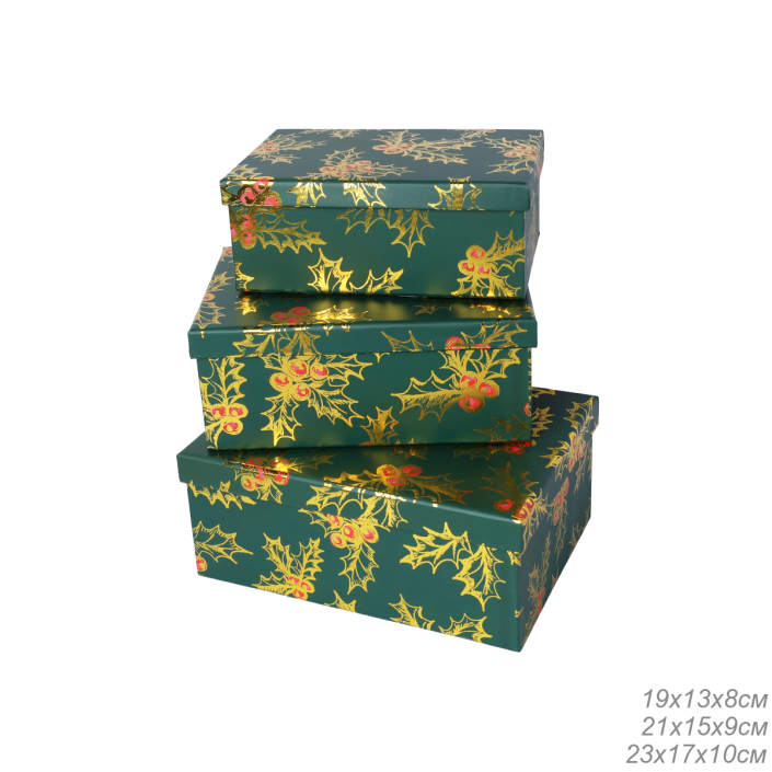 Коробка подарочная Новый год / M10-224 / большая