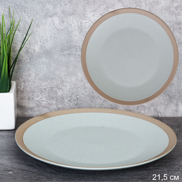 Тарелка круглая 21,5 см / SW-309 /уп 31/уп 30/