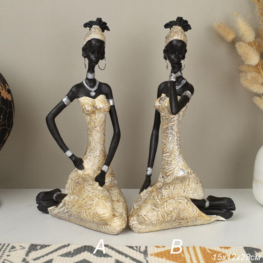 Статуэтка Африканка 28 см / FM8561 /уп 18/