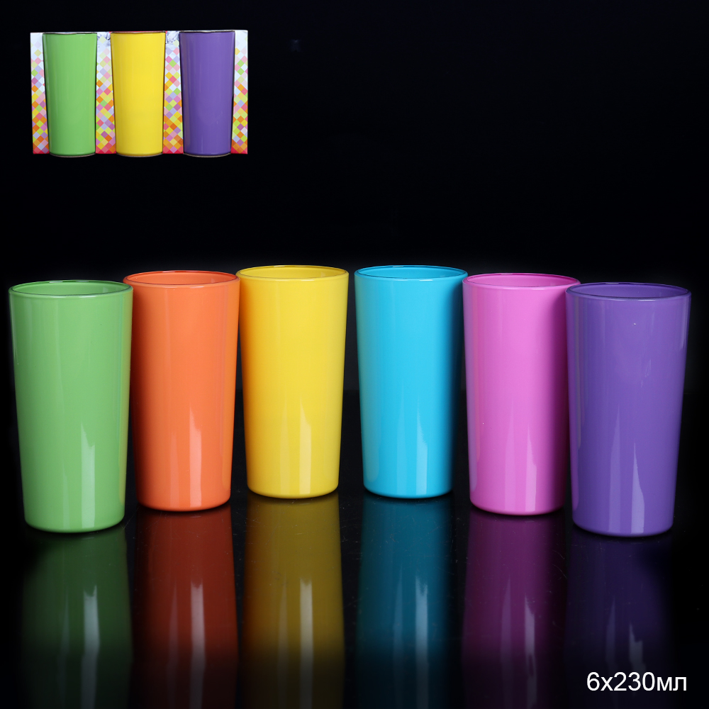 Стакан 230 мл 6 штук Лофт / 146-Н7 Лофт /уп 4/ АКЦИЯ