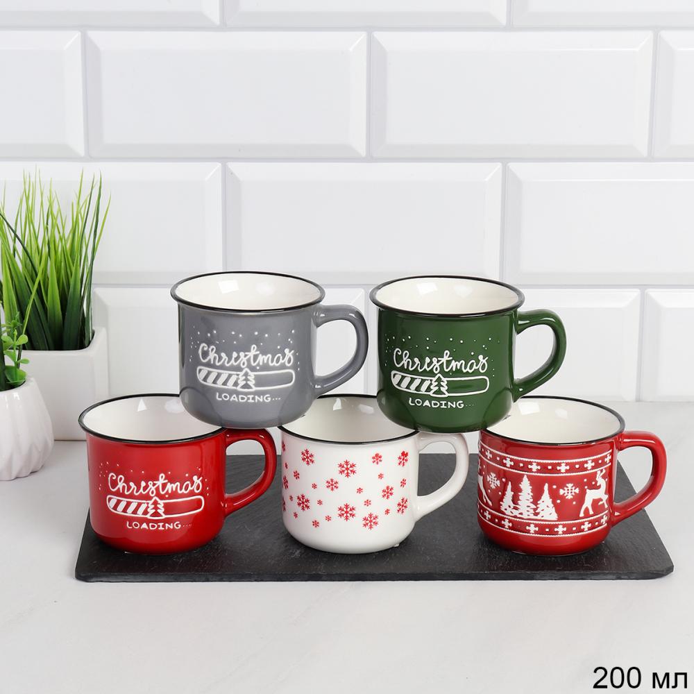 Кружка Новогодняя 200 мл / NF-13 /уп 96/