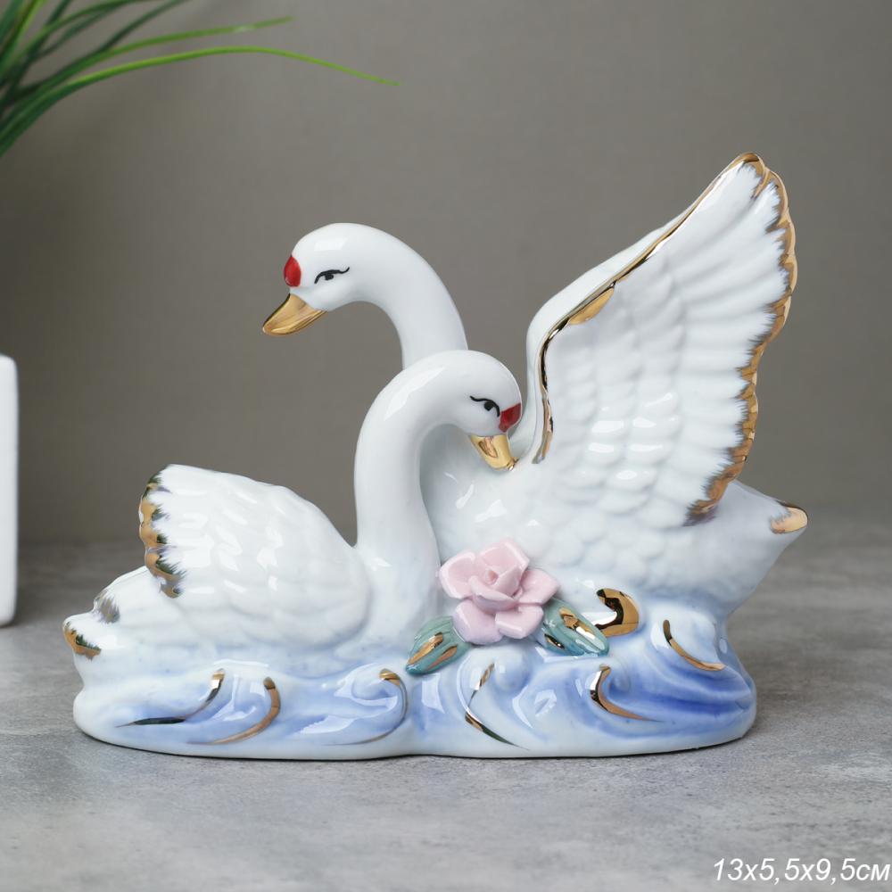 Статуэтка Лебедь 13х10 см / XH:183 /уп 80/