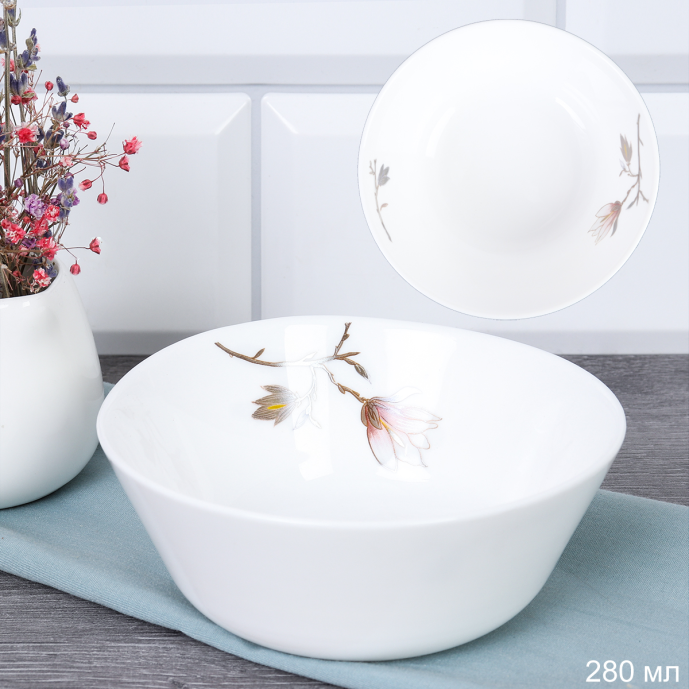 Бульонница 250 мл Евро / FLMLW45 (20023) /уп 108/ Магнолия/724364