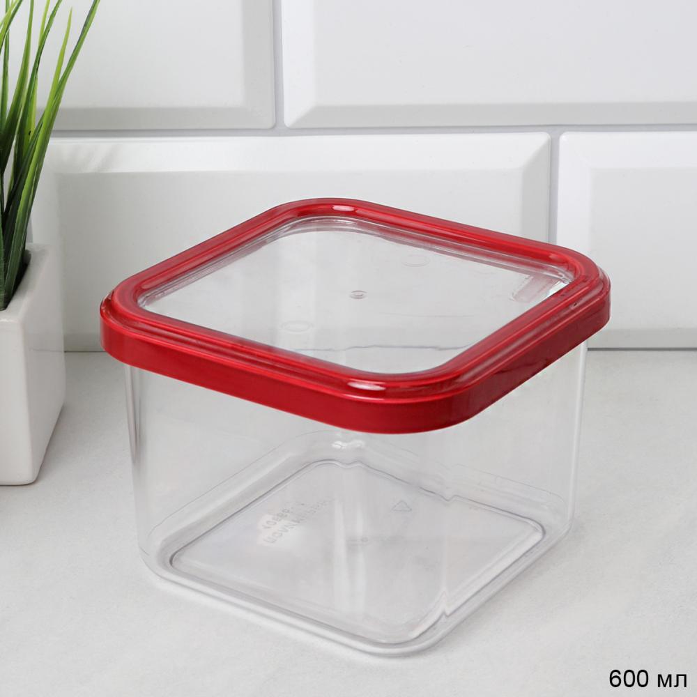 Банка для сыпучих продуктов 0,6 л Cubbo / 26602 /уп 24/