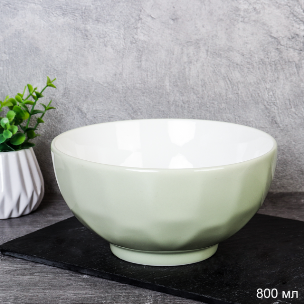 Салатник на ножке 800 мл глубокий / XD-466 /уп 32/