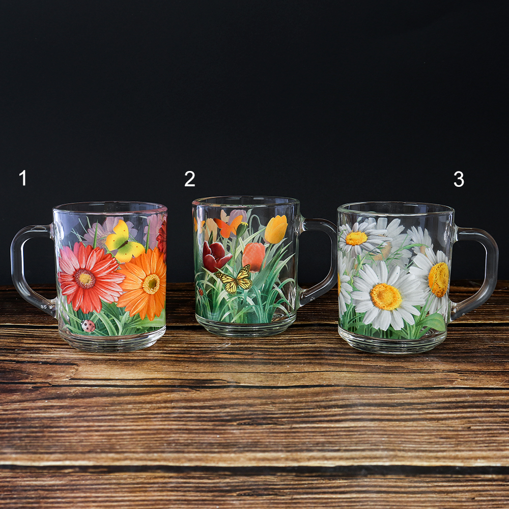 Кружка 200 мл Флора круговая / 1335 /уп 20/