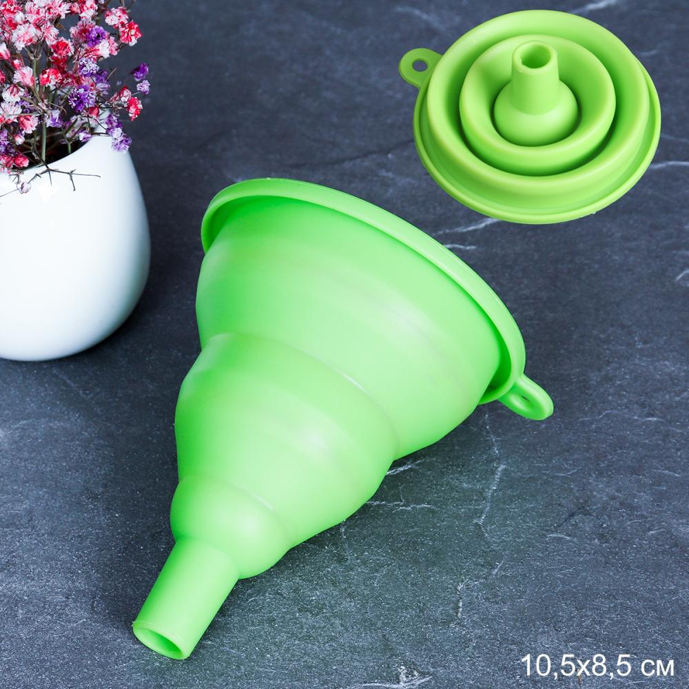 Воронка силиконовая складная /d=10 см/ OP-98 /уп 120 /