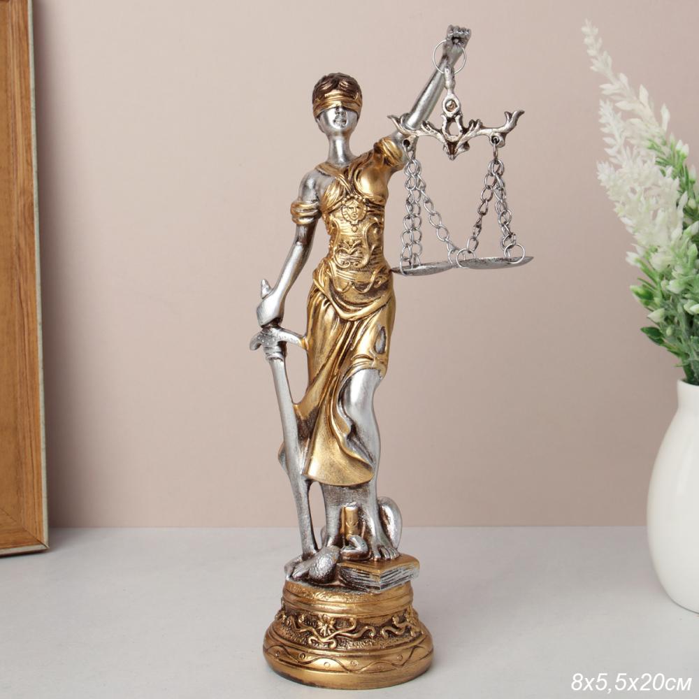 Статуэтка Фемида 20 см / QMH218056-3 /уп 36/