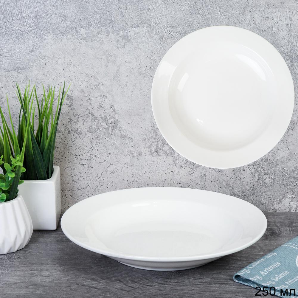 Тарелка глубокая суповая 20 см / B48 /уп 46/