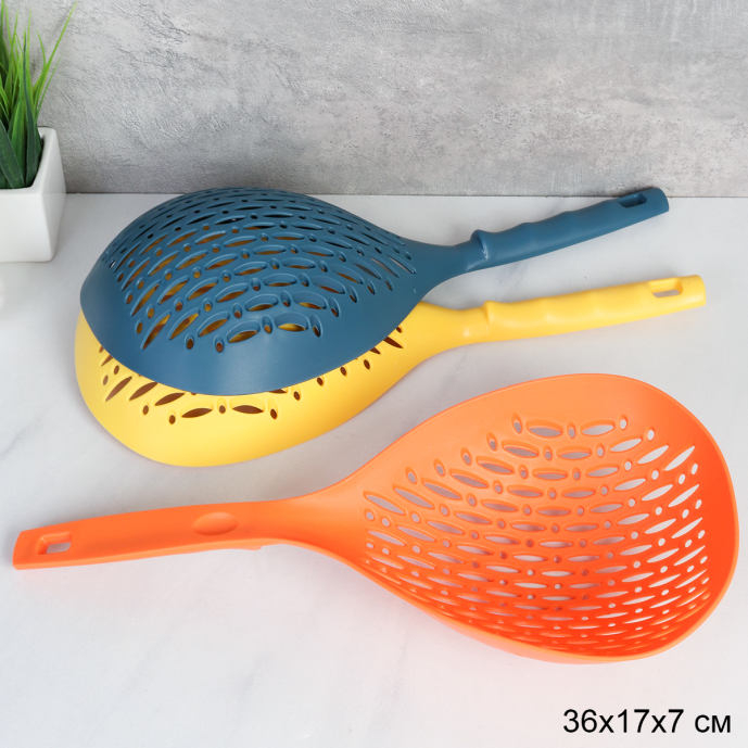 Ложка шумовка 36х17х7 см / GR-645 /уп 160/ 0,108 /735645/