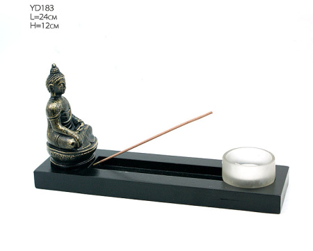 Набор Фен-шуй YD183 /уп.48/ статуэтка, свеча, подставка