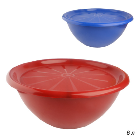 Миска 6,0 л с крышкой / П-50-9ТХ /уп 20/