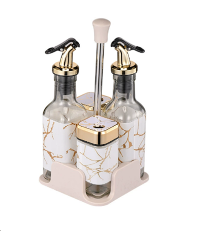 Набор для специй 4 предмета на подставке / T221-31 /уп 24/