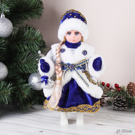 Новогоднее украшение Снегурочка 30 см / 21B36 /уп 36/ (50)