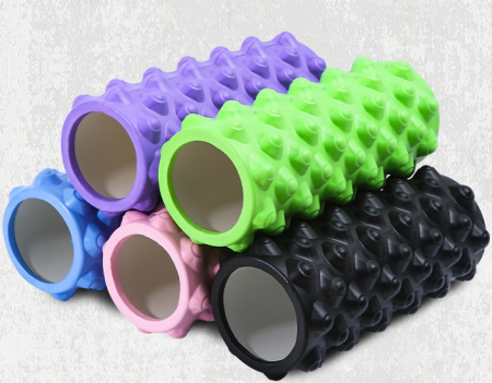 Ролик массажный. Массажер спортивный. Валик для фитнеса и йоги. Валик для пилатеса. Ролик спортивный