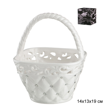Конфетница DIAMANTES / 64-486 /уп 8/ 14х13х19 см